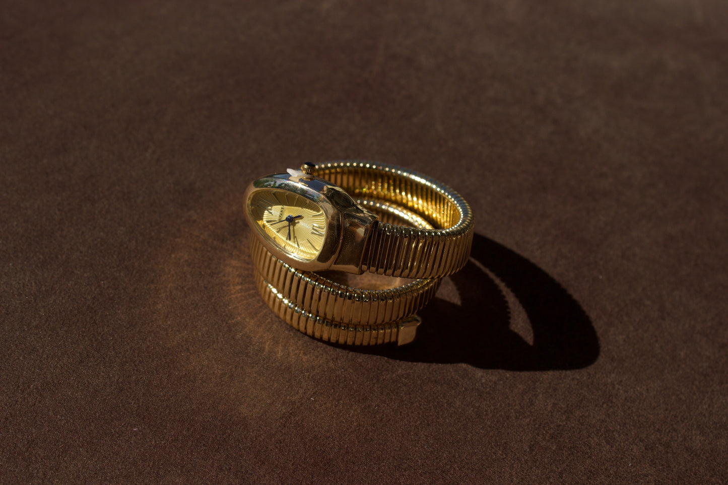 Gold Snake Watch