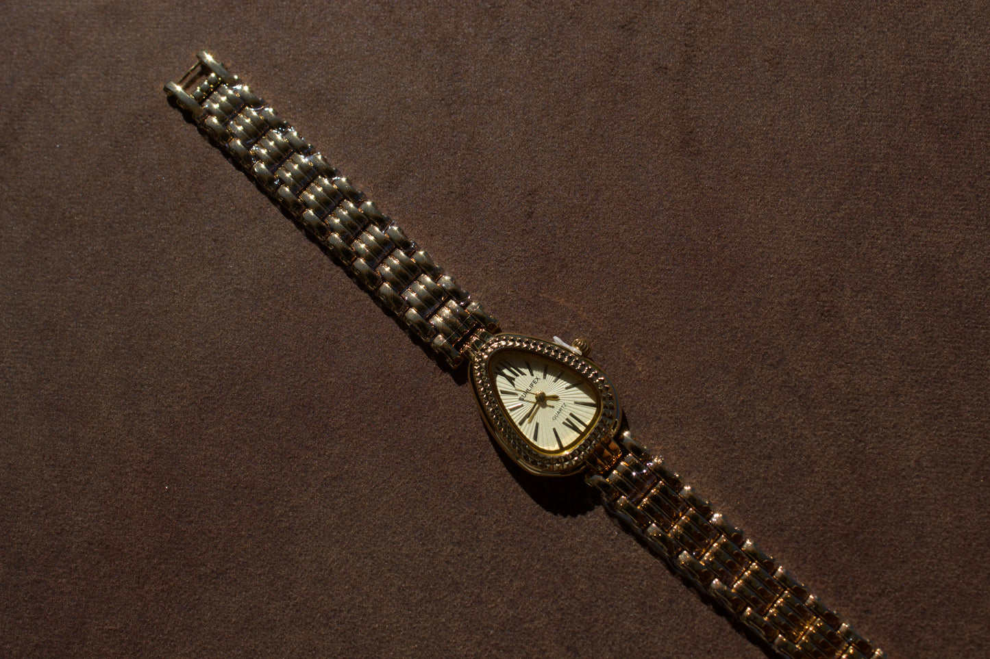 Ophidia Gold Watch | Gold Dial