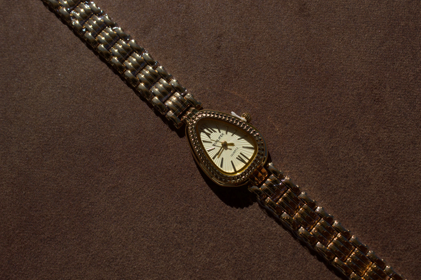 Ophidia Gold Watch | Gold Dial