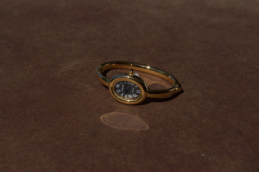 Soléa Gold Watch | Black Dial