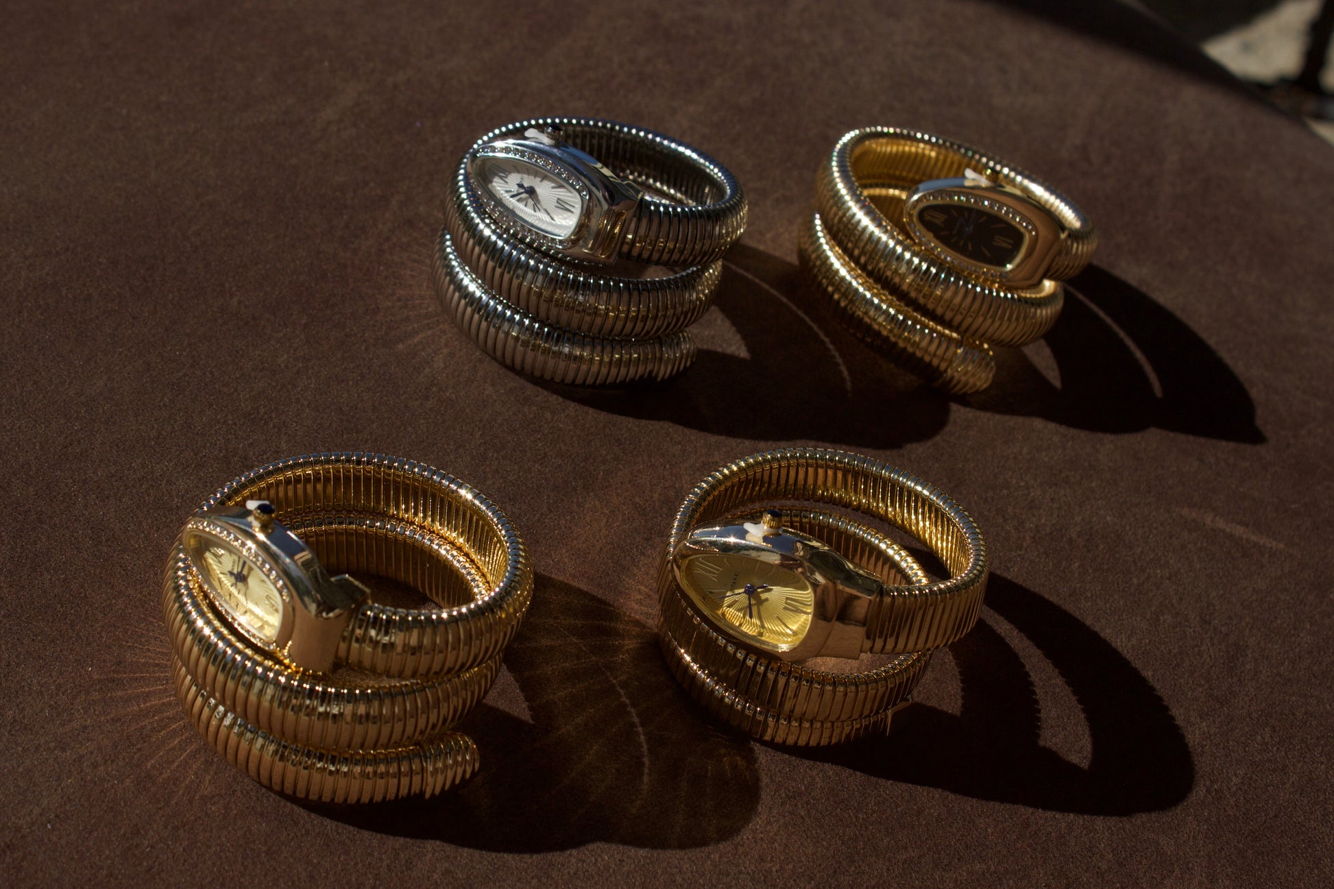 Gold Snake Watch