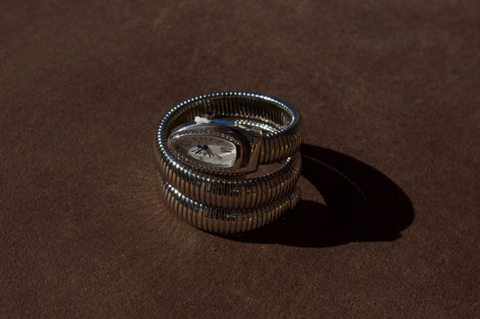 Silver Snake Watch
