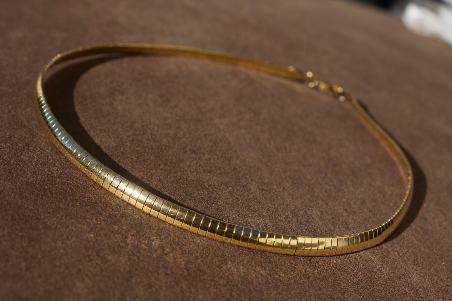 Solaris Plain Gold Necklace | 6mm