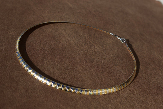 Auris Gold&Silver Necklace | 6mm