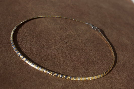 Auris Gold&Silver Necklace | 4mm